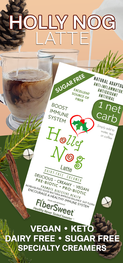 Holly Nog Latte VEGAN KETO Sugar-Free Dairy-Free