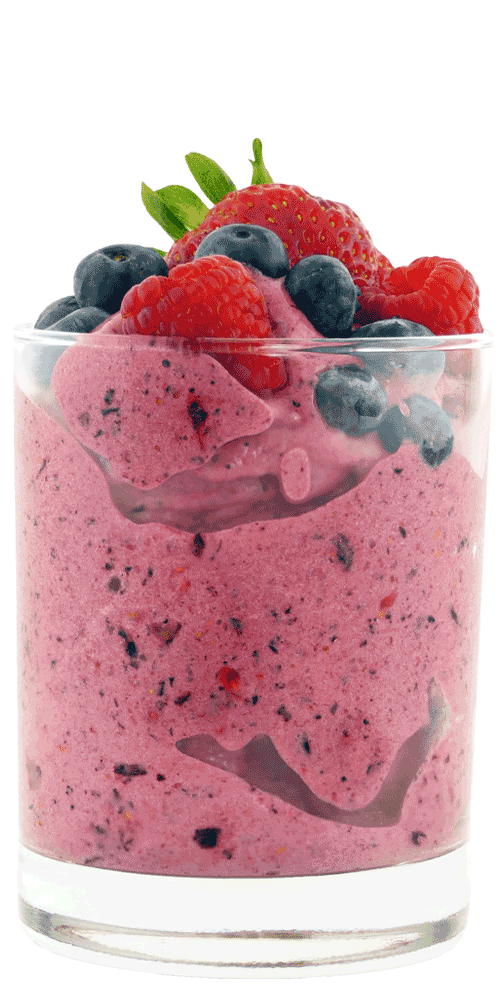 SuagarFree DairyFree berry blast shake