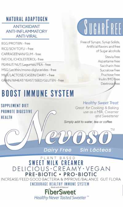 Nevoso DairyFree Sweet Milk Creamer